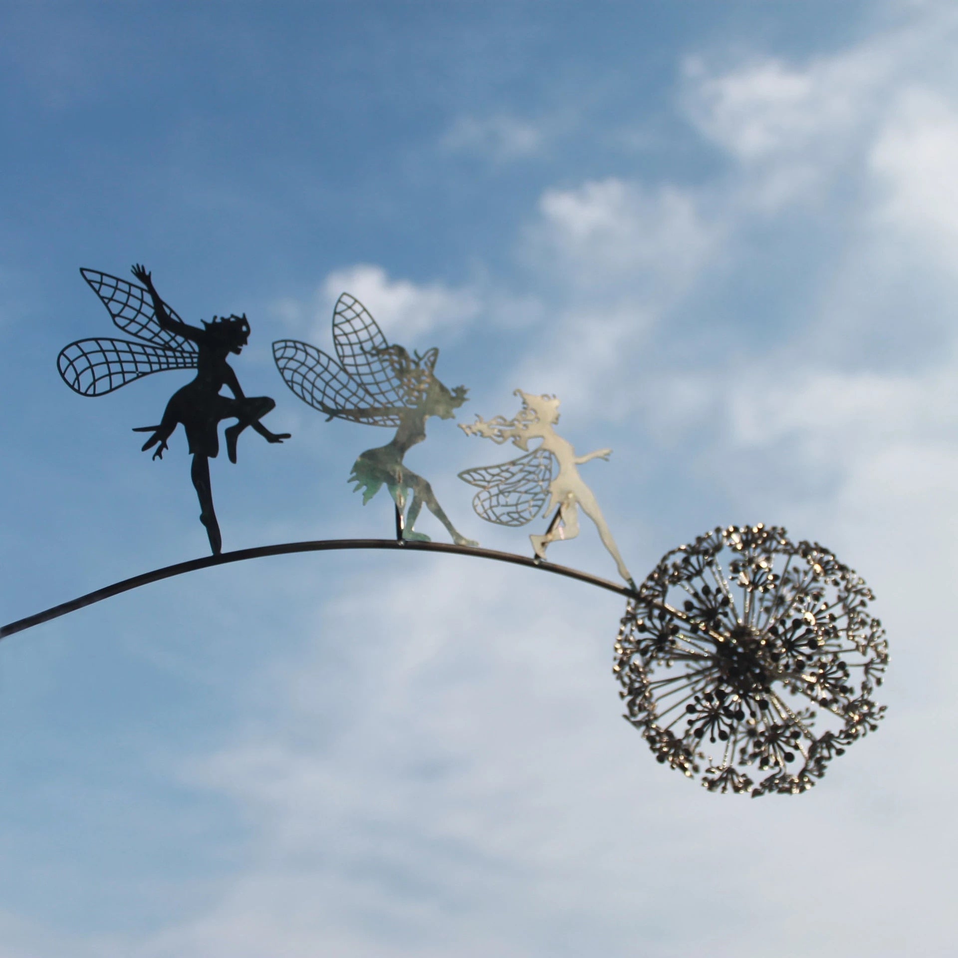 Dancing Angel Fairy Sculpture – Outdoor Garden Figurine