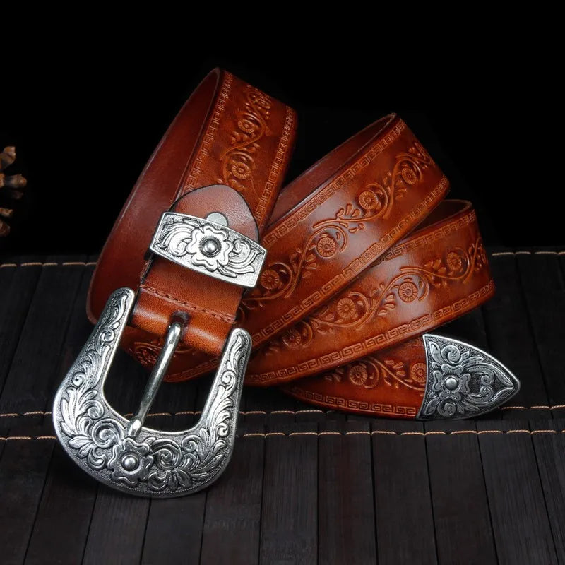 Durango Western Leather Belt
