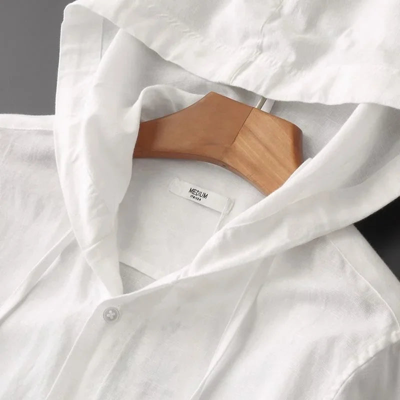 Auburn Linen Hoodie