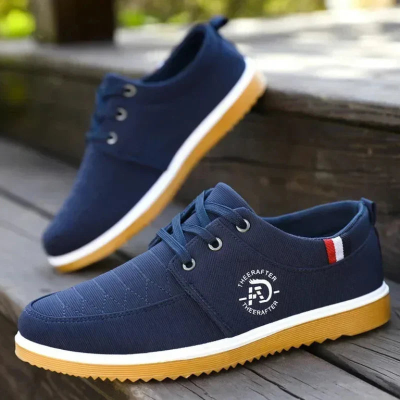 Canvas Walking Loafers – Lightweight Slip-On Sneakers for Men