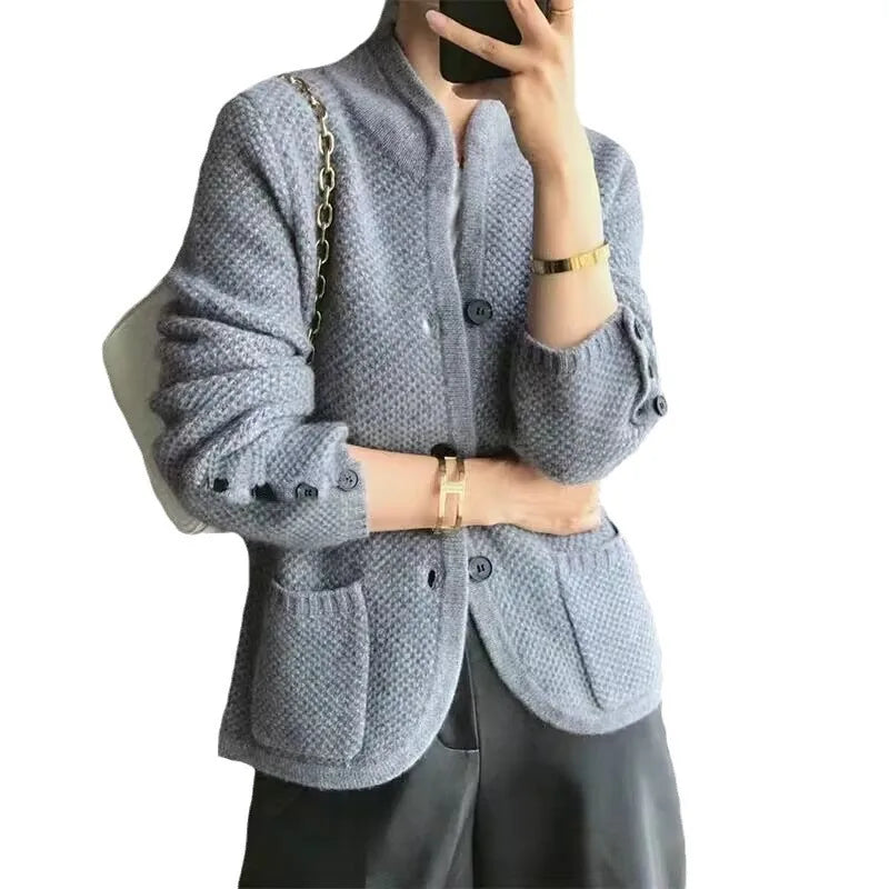 Elara Half-Neck Cardigan