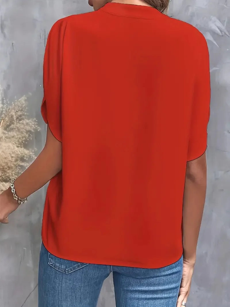 Leona Drape Blouse