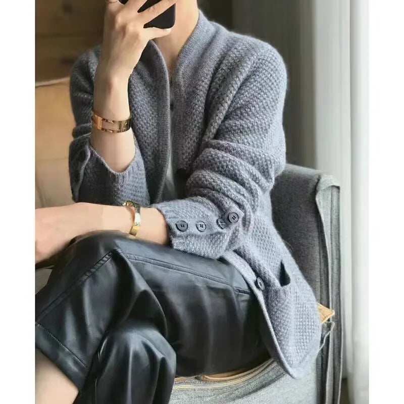 Elara Half-Neck Cardigan