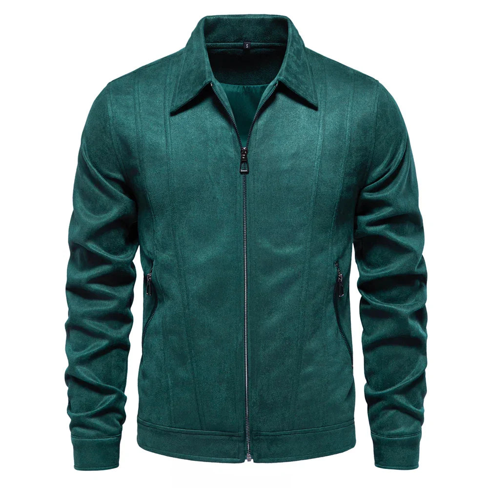 Elias Suede Zip Jacket