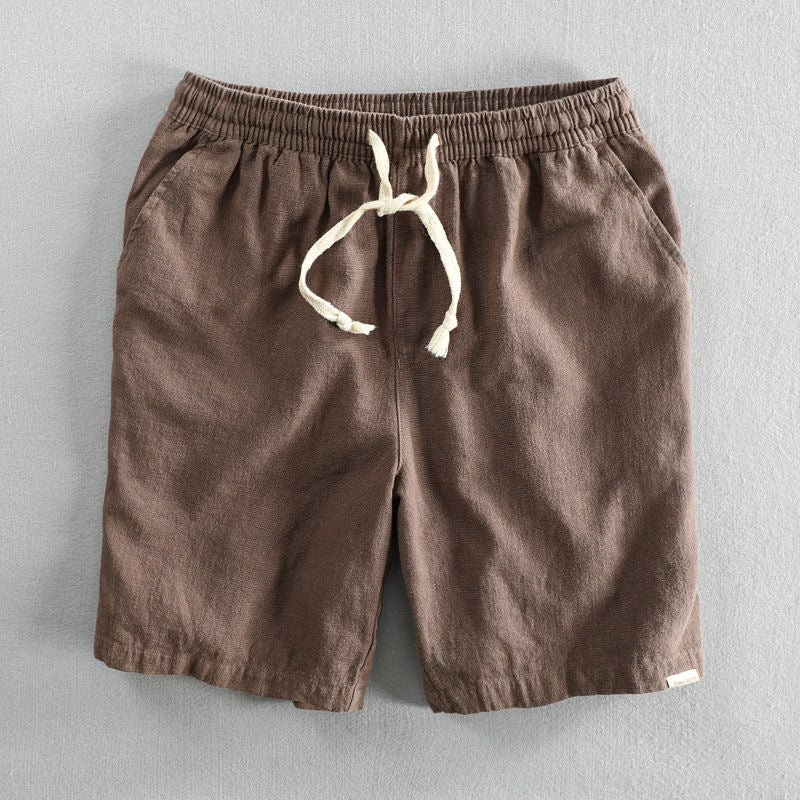 Saito Cotton-Linen Shorts
