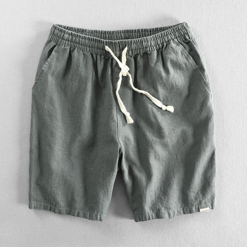 Saito Cotton-Linen Shorts