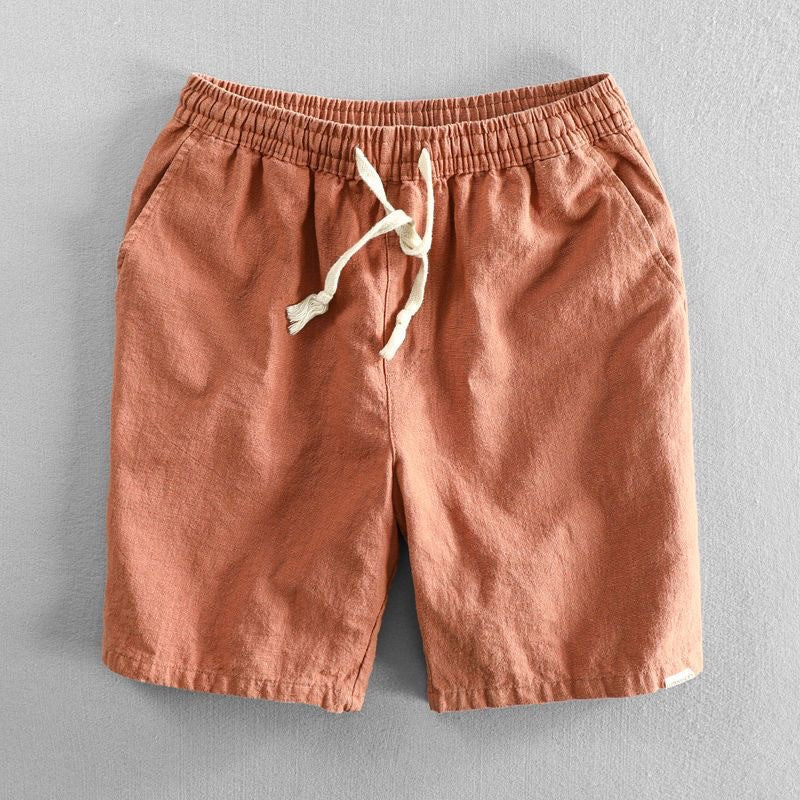 Saito Cotton-Linen Shorts