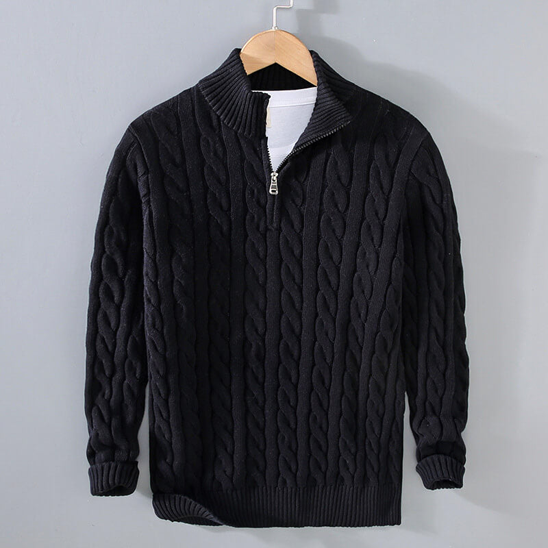 Cedric Premium Cable Knit Sweater