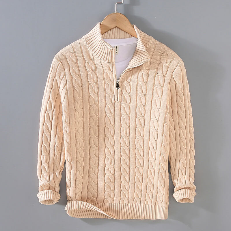 Cedric Premium Cable Knit Sweater
