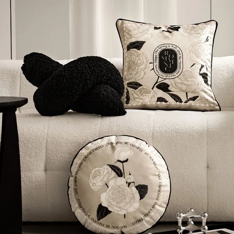 Vintage Velvet Monogram Cushion Cover