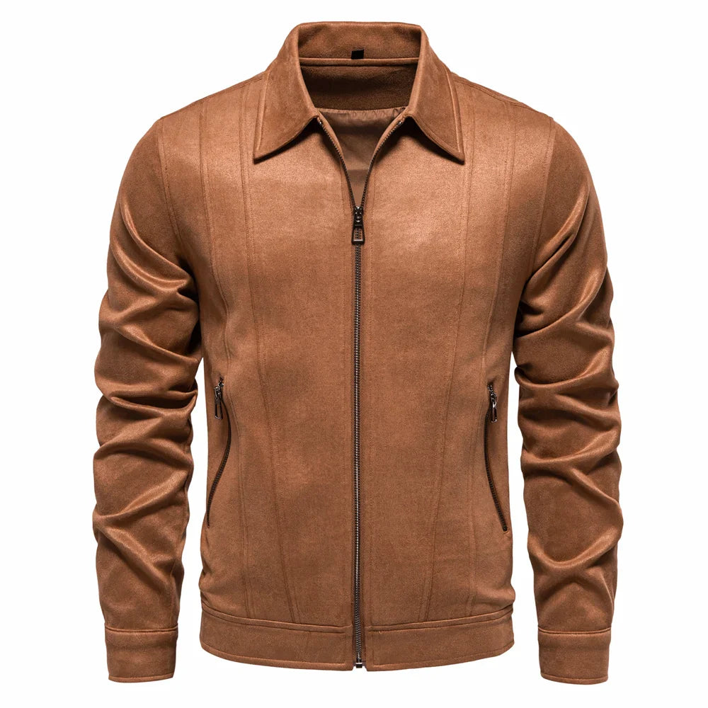 Elias Suede Zip Jacket