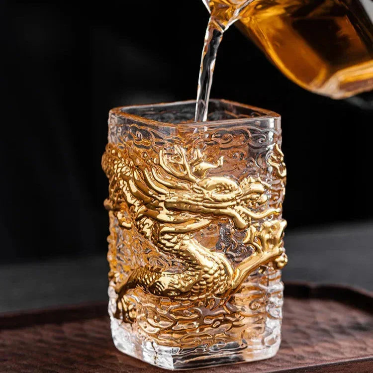 Year of the Dragon Whiskey Glass