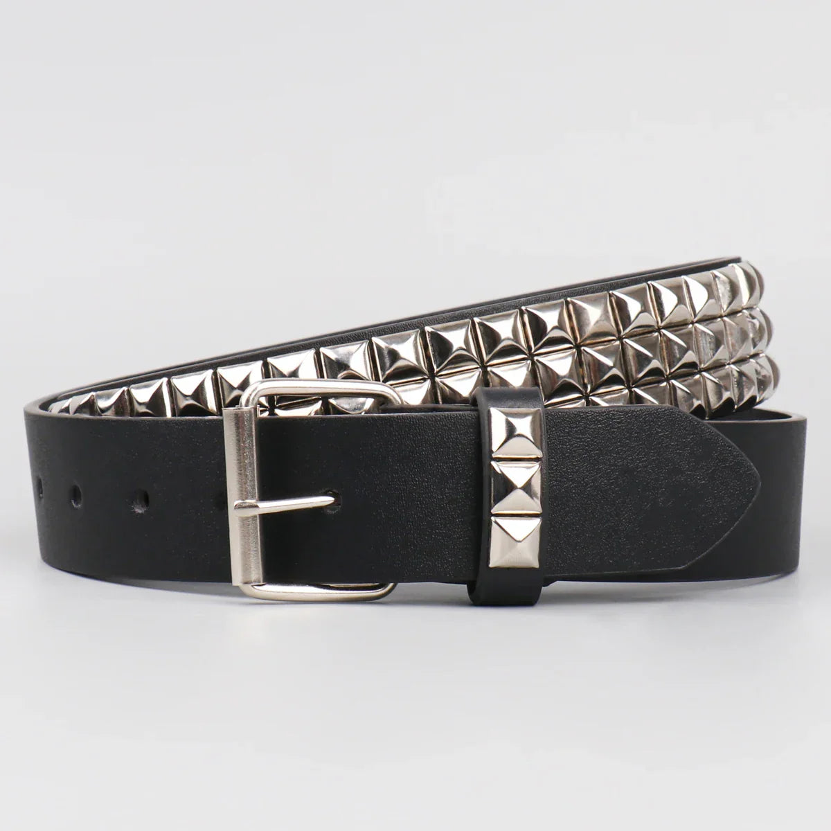 Marseille Studded Leather Belt