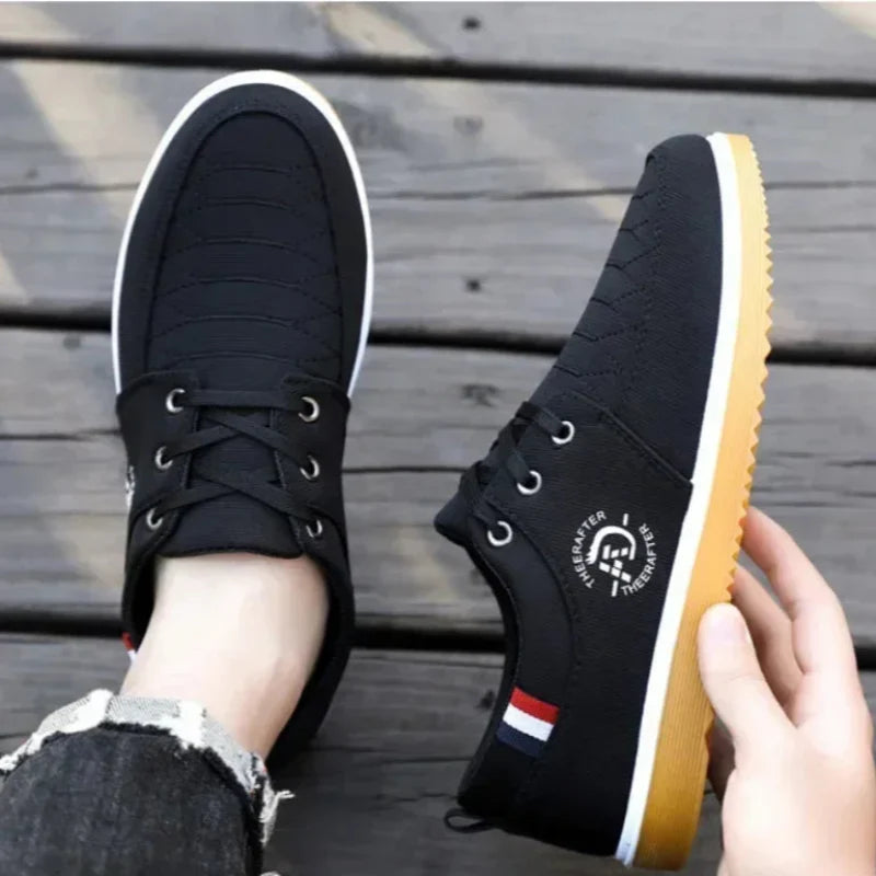 Canvas Walking Loafers – Lightweight Slip-On Sneakers for Men
