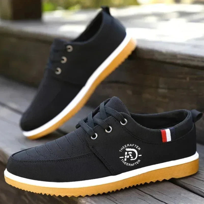 Canvas Walking Loafers – Lightweight Slip-On Sneakers for Men