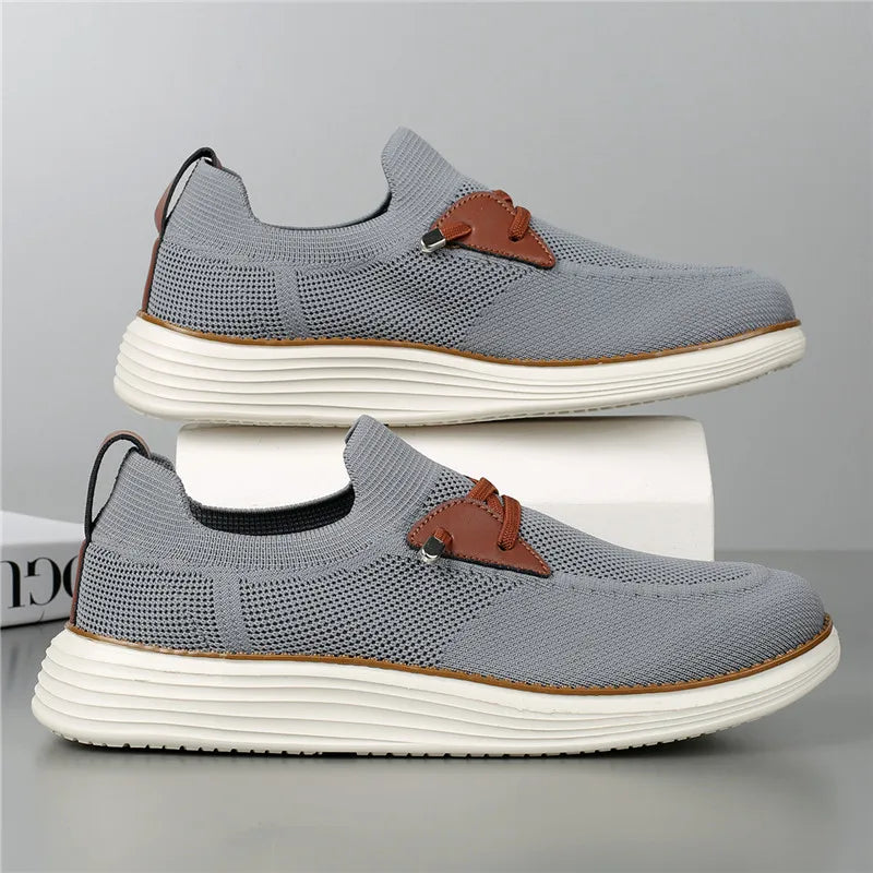 Seville Slip-On Leather Sneakers | Lightweight Casual Loafers