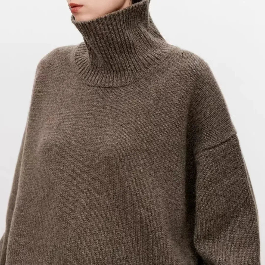 Valora Cashmere High-Neck Sweater