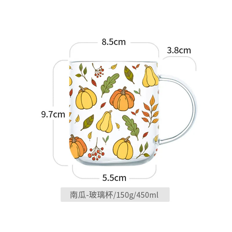 Spring Orchard Glass Mugs