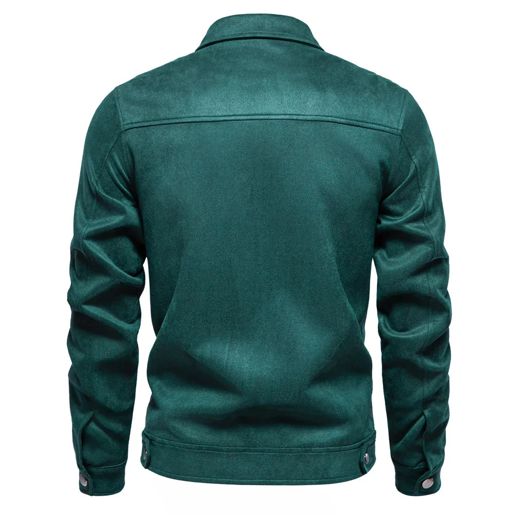 Elias Suede Zip Jacket