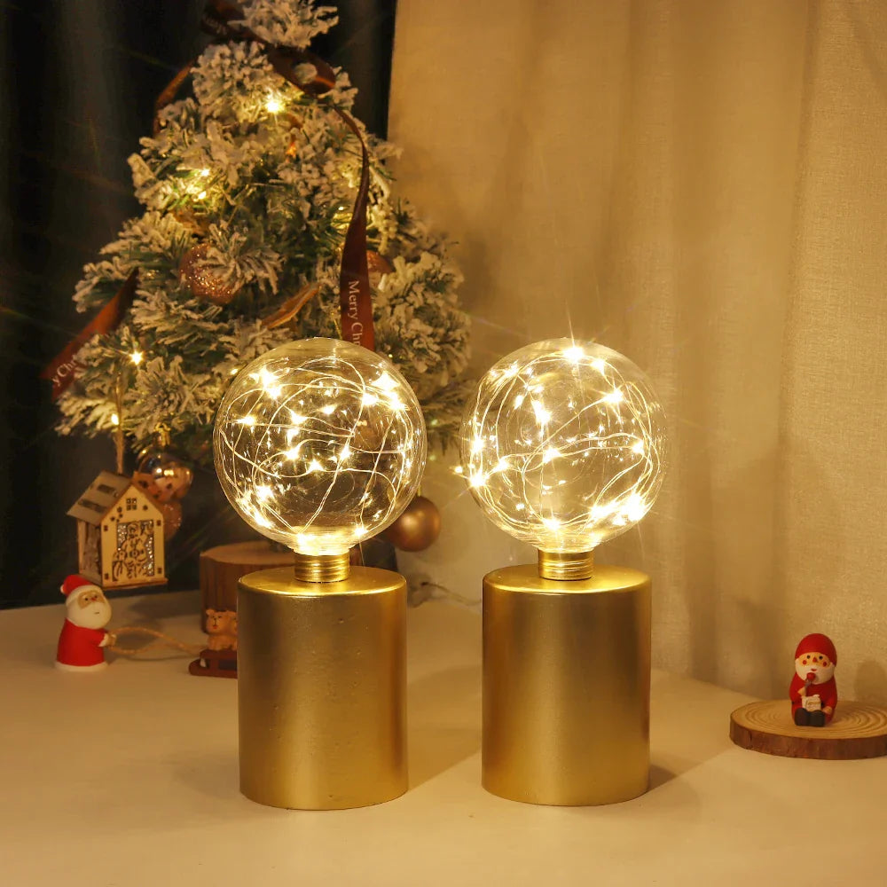 Golden Globe LED Table Lamp