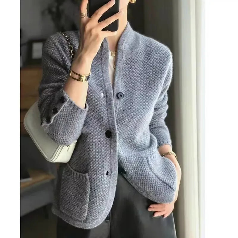 Elara Half-Neck Cardigan