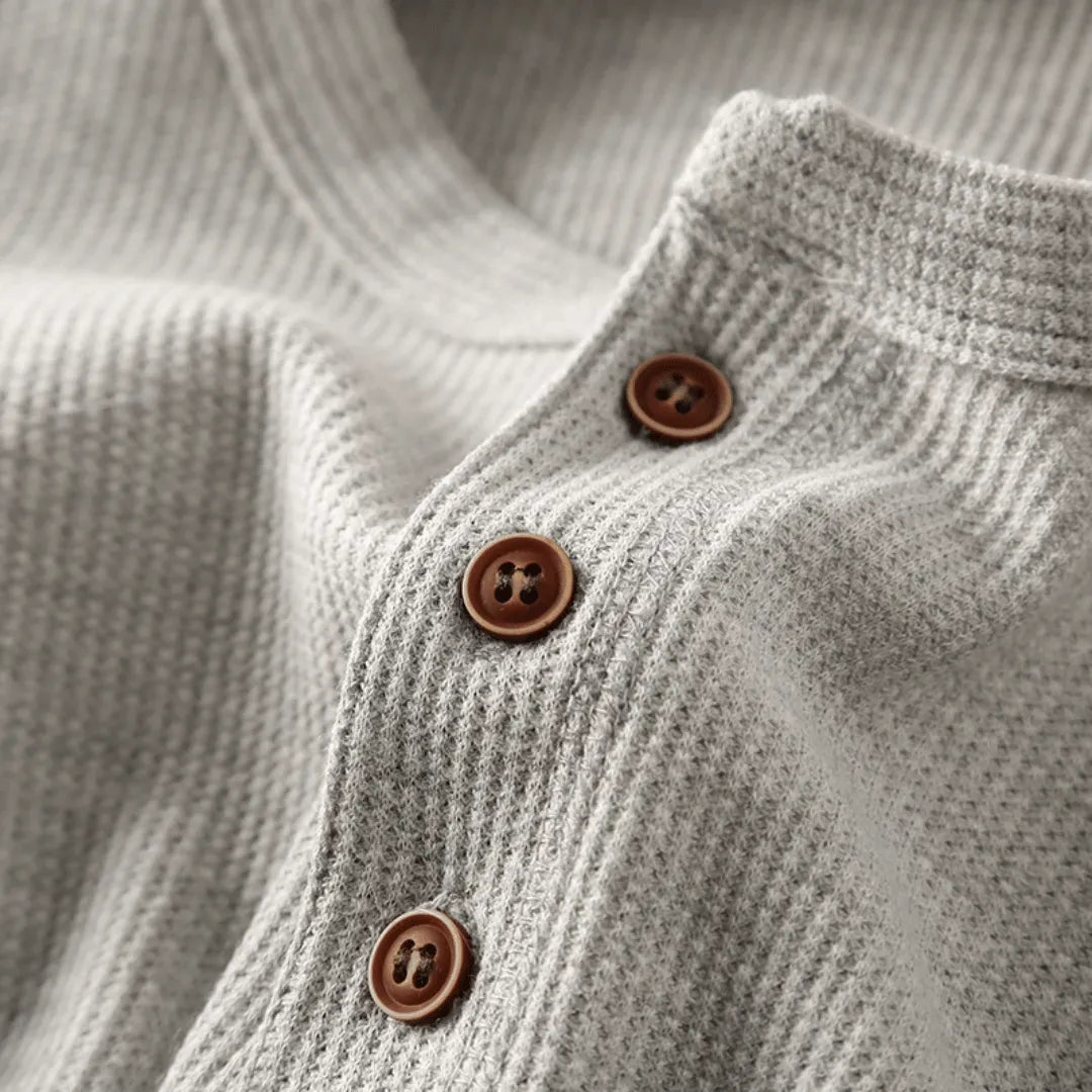 Sereno Cotton Henley Shirt