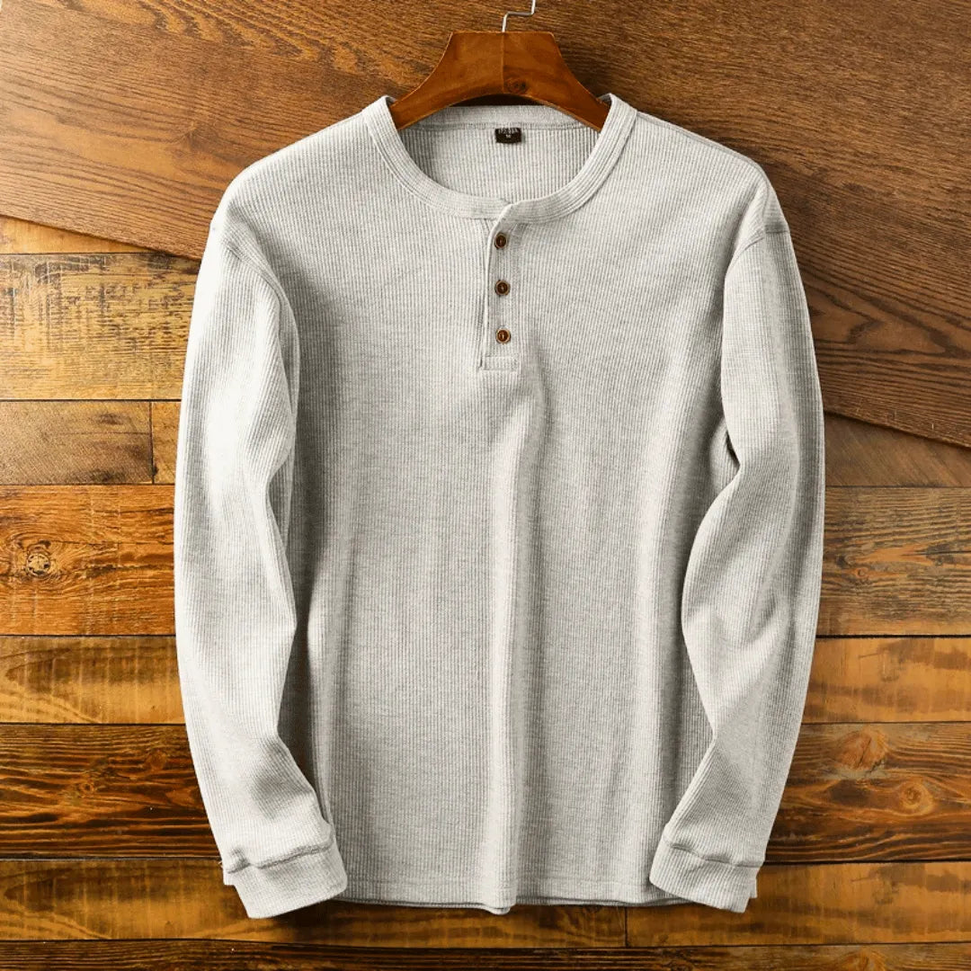 Sereno Cotton Henley Shirt