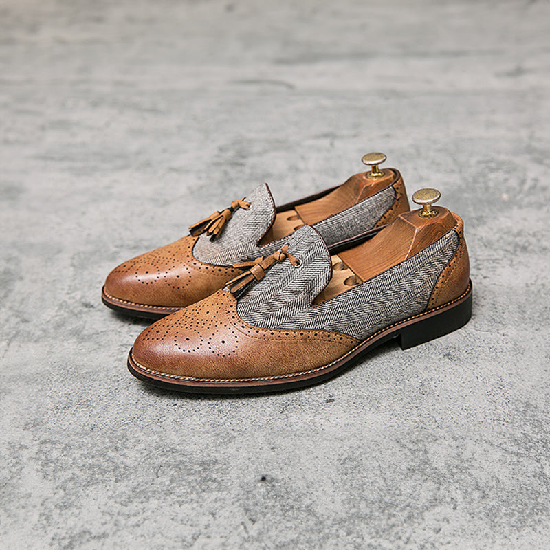 Retro Tassel Loafers