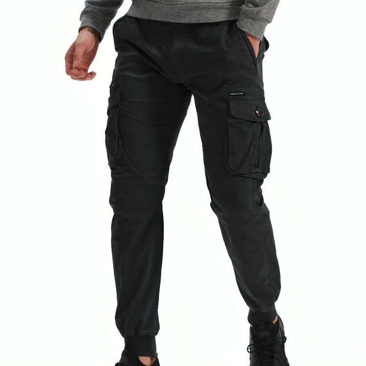 Mens Cotton Cargo Trousers - Edward Fraiser