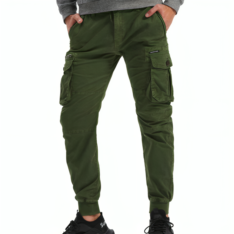 Mens Cotton Cargo Trousers - Edward Fraiser