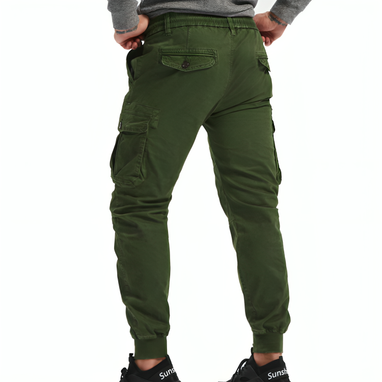 Mens Cotton Cargo Trousers - Edward Fraiser