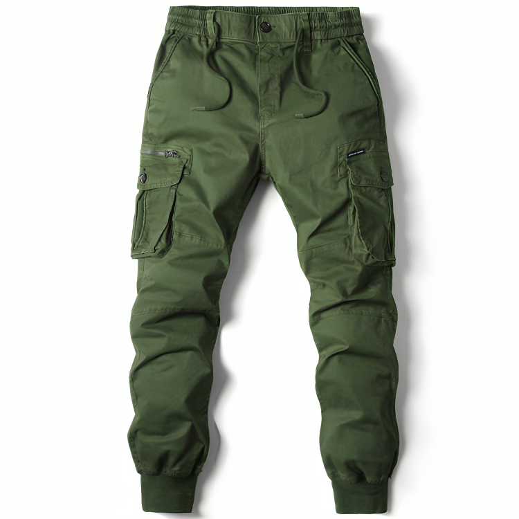 Mens Cotton Cargo Trousers - Edward Fraiser