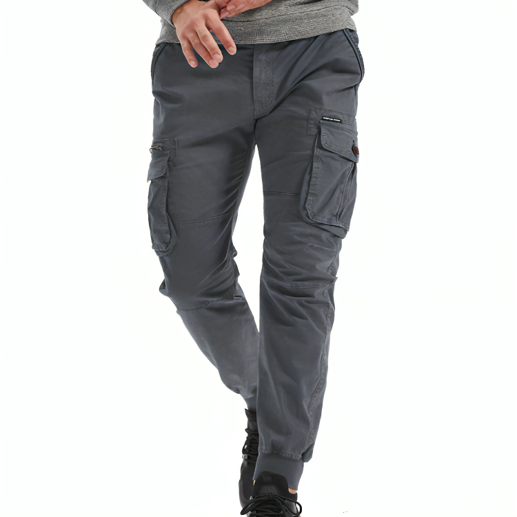 Mens Cotton Cargo Trousers - Edward Fraiser