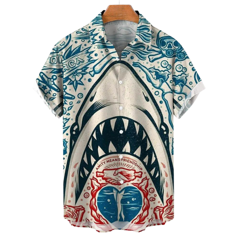 Sharky Button-Up Shirt - Edward Fraiser