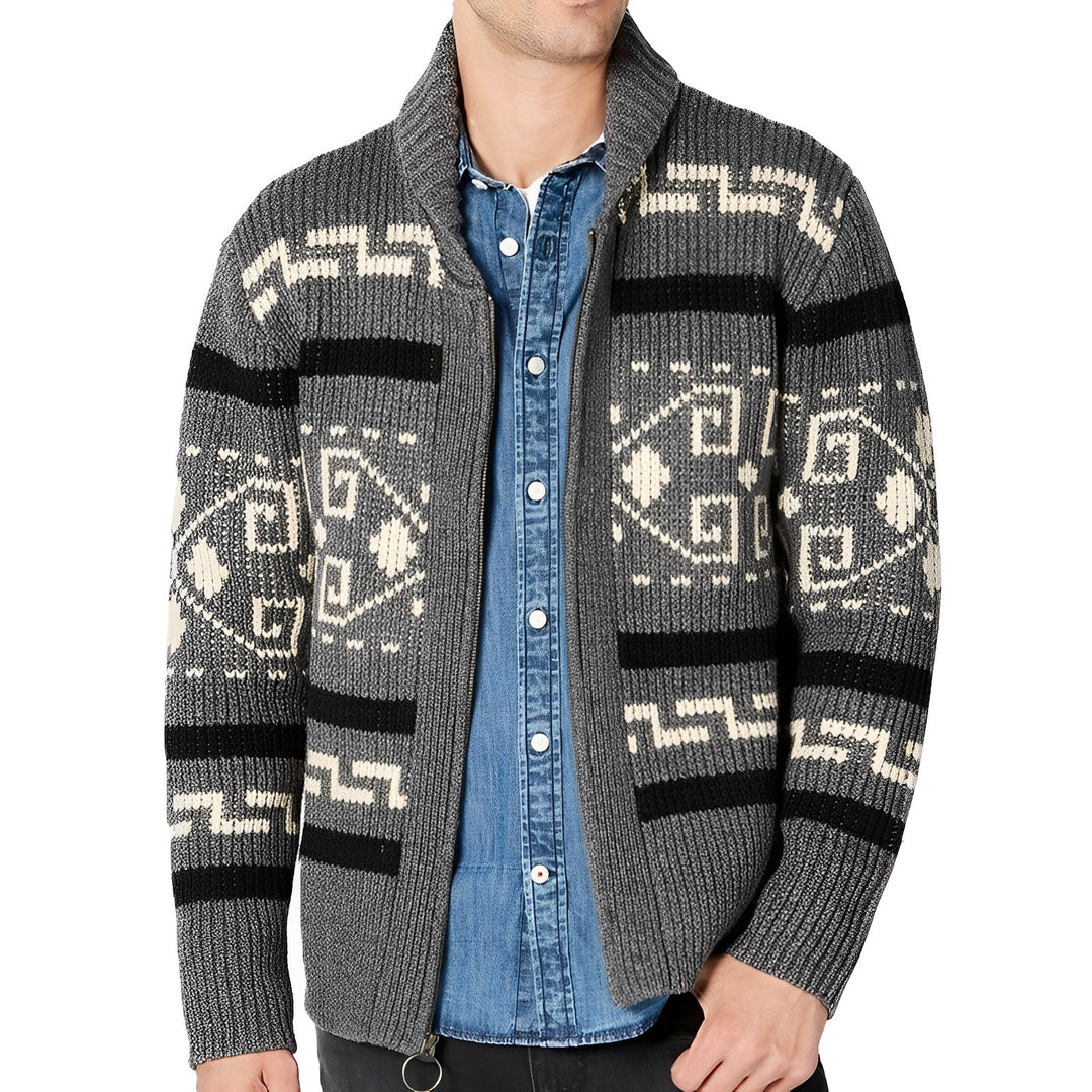 Denver Knit Zip-Up Cardigan