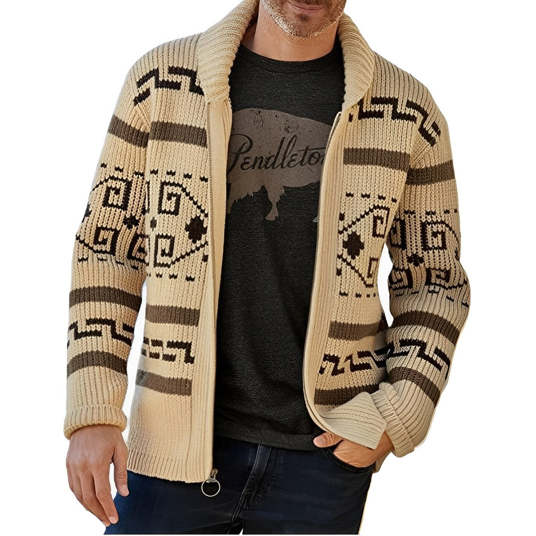 Denver Knit Zip-Up Cardigan