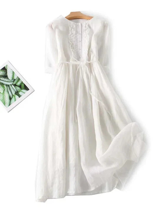 Riviera Linen Dress