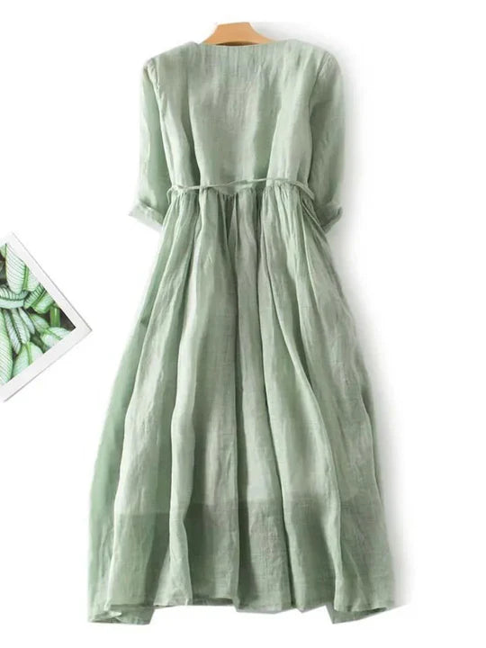 Riviera Linen Dress