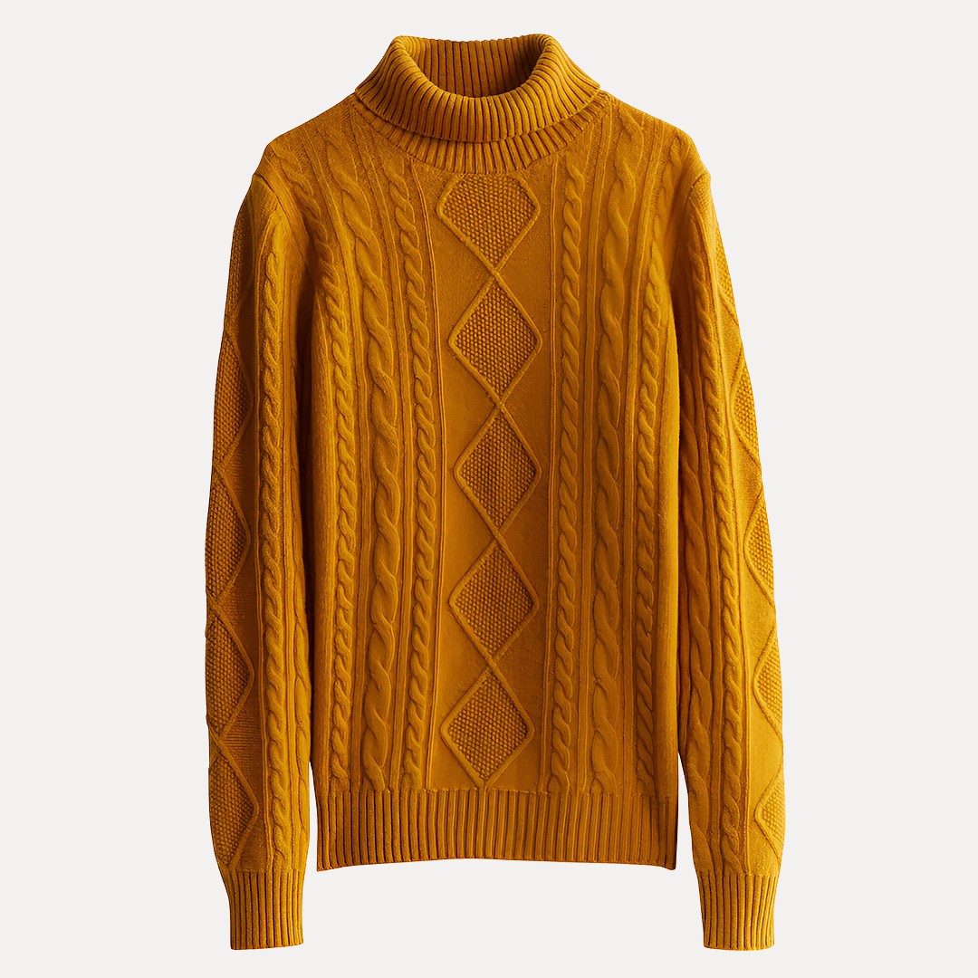Aveline Cashmere Turtleneck Sweater