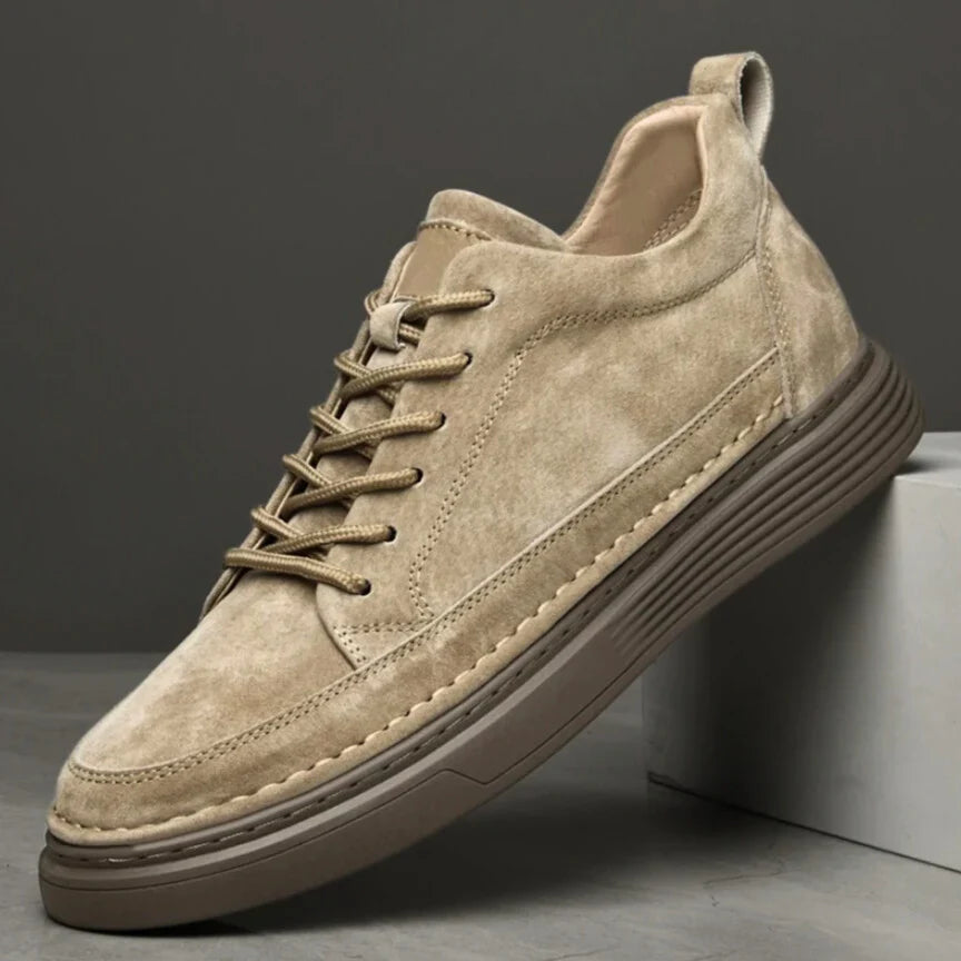 Romano™ - Italian Leather Sneakers - Edward Fraiser