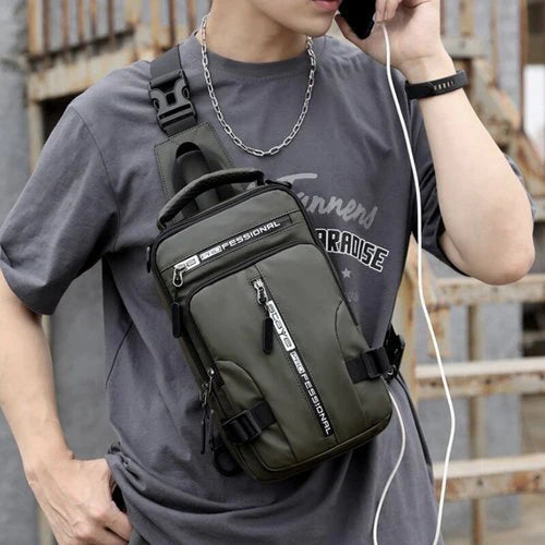 Anti-Theft Waterproof Backpack with USB Charging Port
