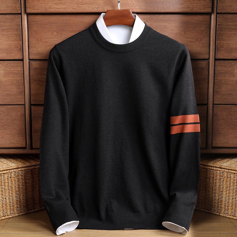 Preston Knit Sweater – Crew Neck Wool Blend