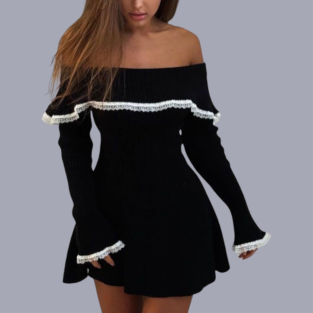 Liora Knit Off Shoulder Dress