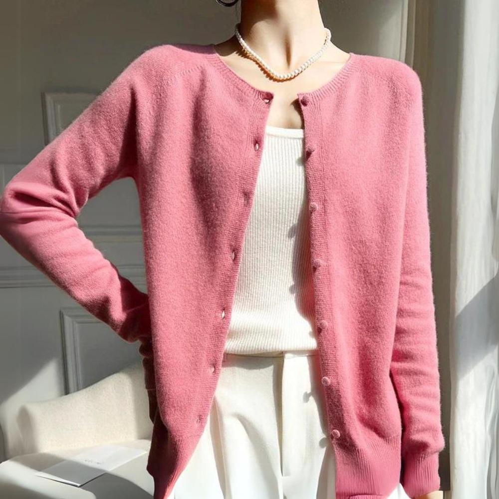 Women’s Wool Pastel Cardigan Sweater