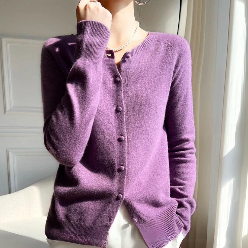Women’s Wool Pastel Cardigan Sweater