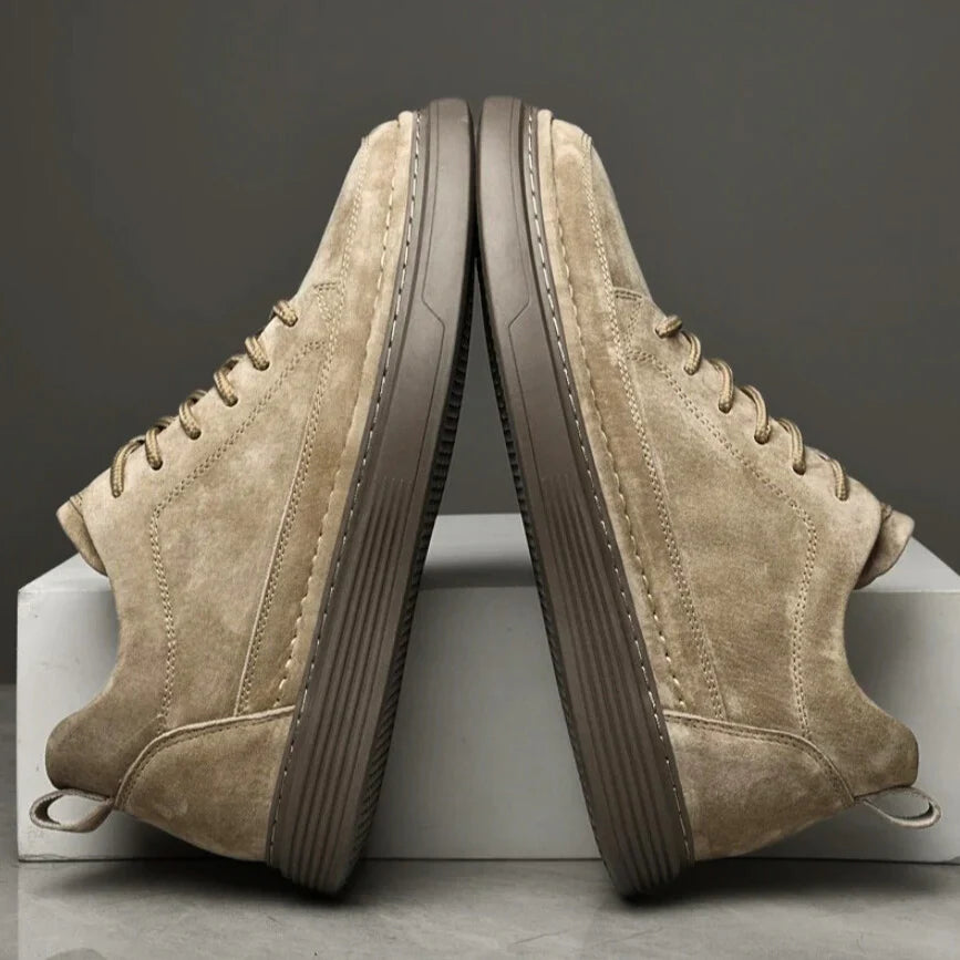 Romano™ - Italian Leather Sneakers - Edward Fraiser