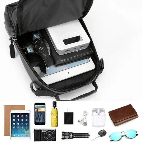 Anti-Theft Waterproof Backpack with USB Charging Port