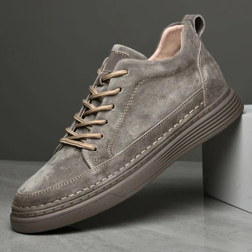 Romano™ - Italian Leather Sneakers - Edward Fraiser