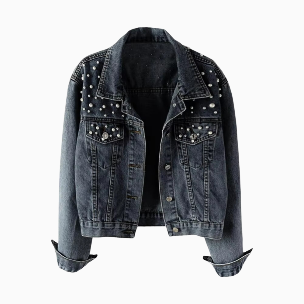 Lucia Pearl Denim Jacket