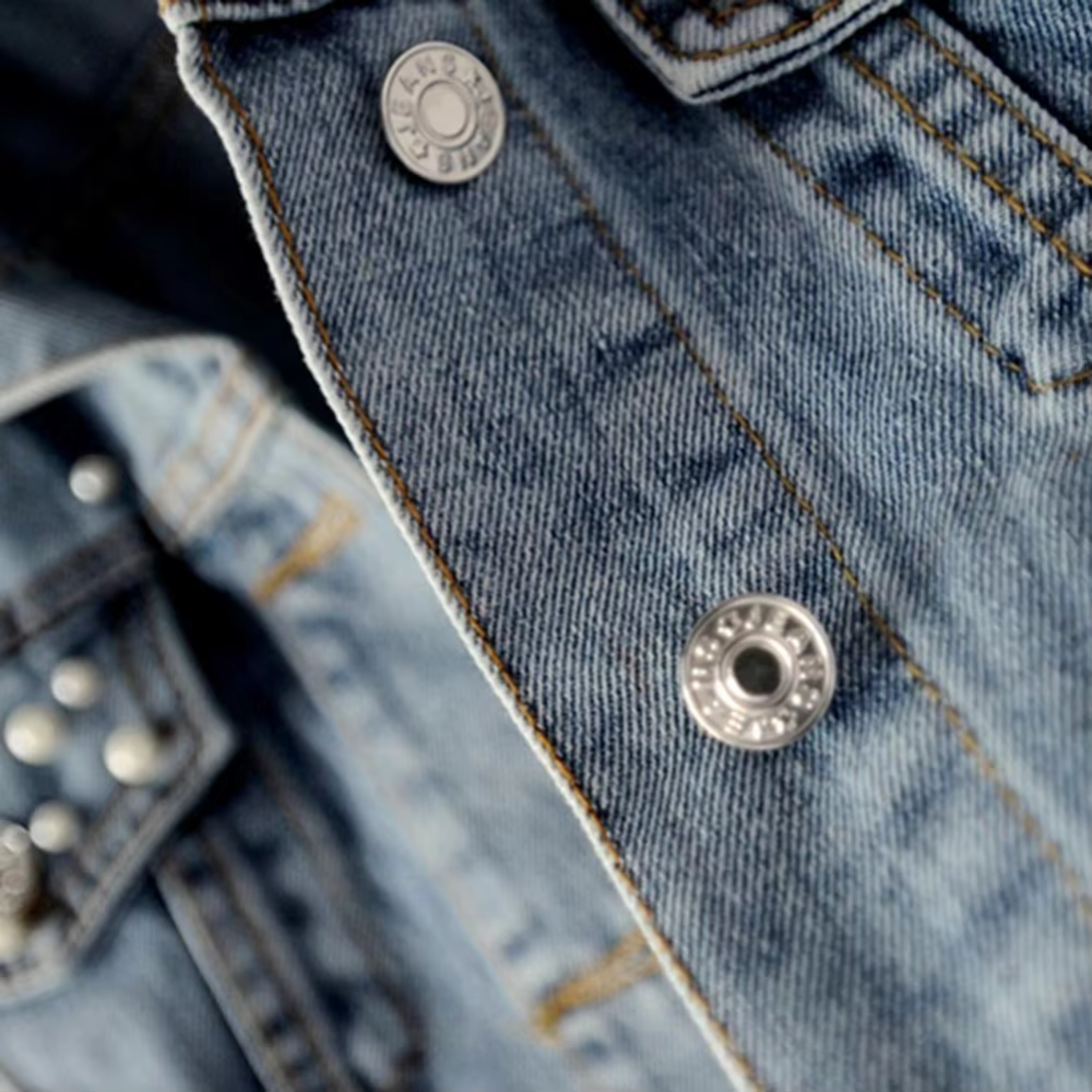 Lucia Pearl Denim Jacket